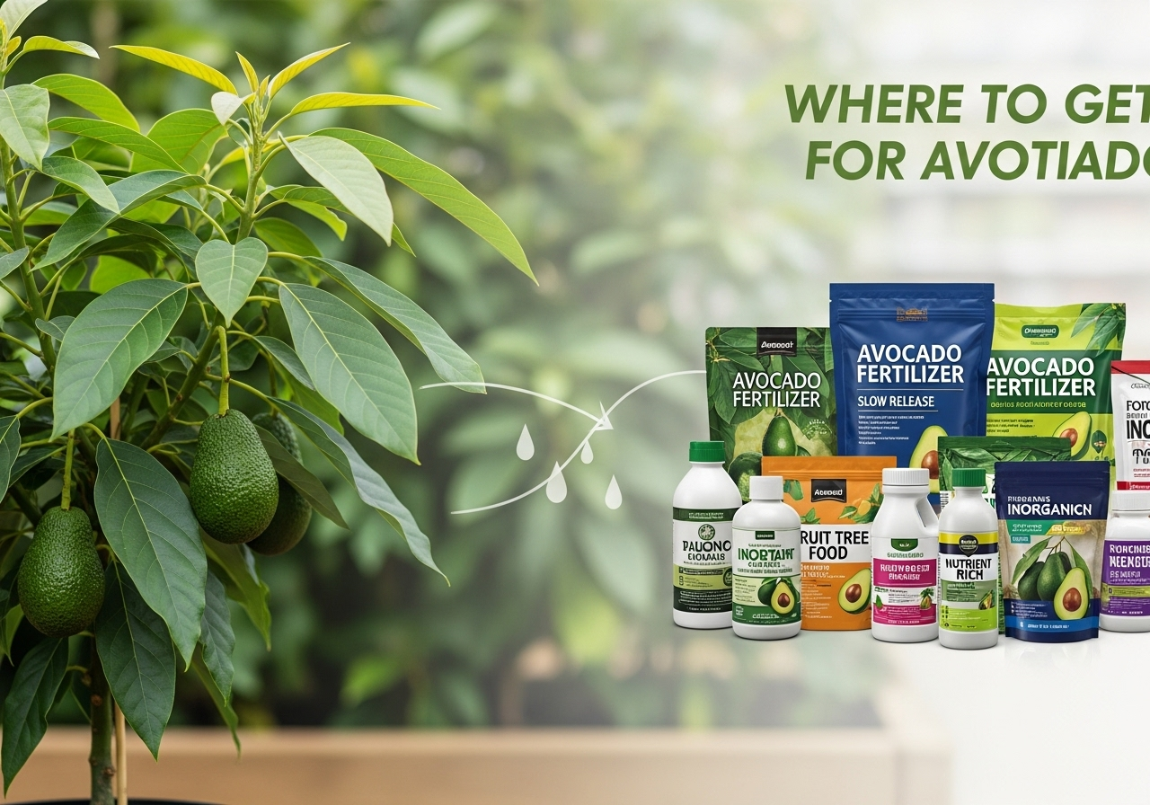 Where to Get Fertilizer for Avocado Plant
